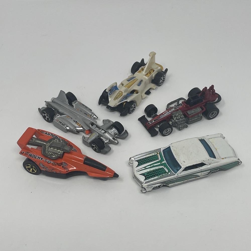 Vintage Hot Wheels Diecast Lot -Jet Threat, Buick Riviera, Super Modified & More